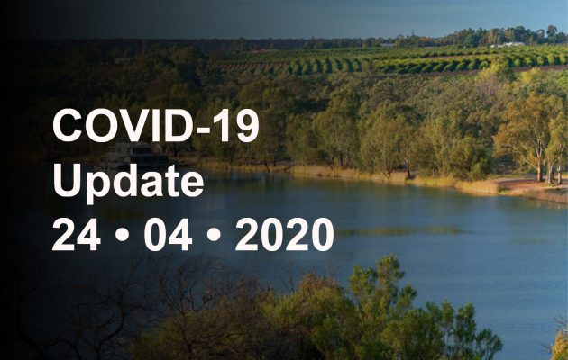 24 April COVID-19 Update - Australia is on the right track